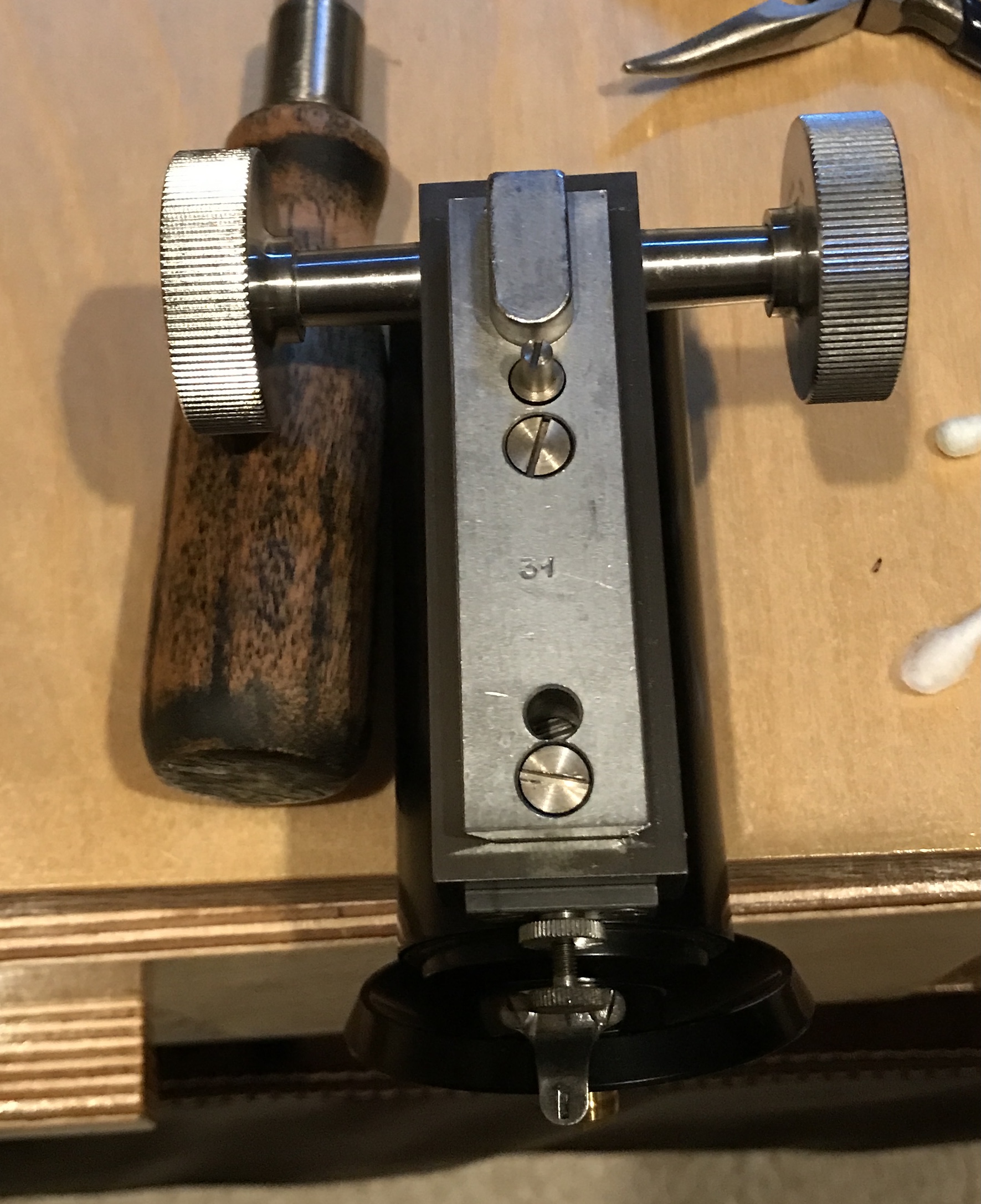 The third dovetail installed on the sight tube